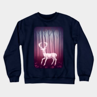 White Deer Crewneck Sweatshirt